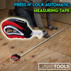 Press N' Lock Automatic Measuring Tape